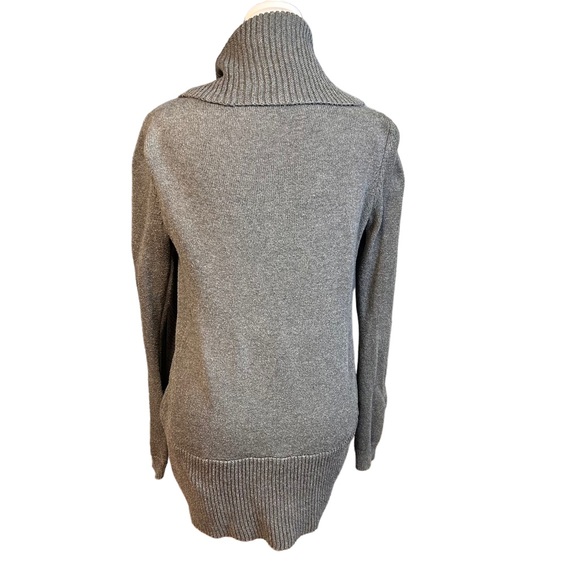 Victoria's Secret Open Front Cardigan Women's S/P Long Sleeve Charcoal Gr… - Picture 3 of 7